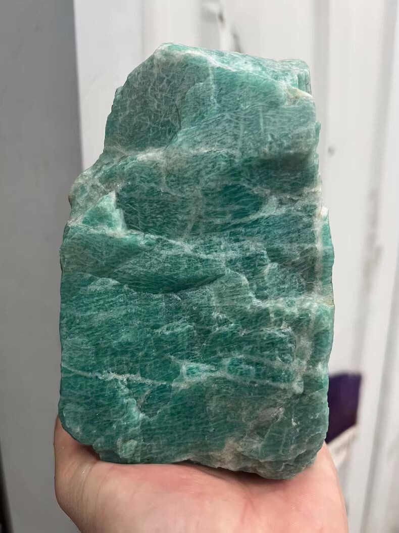 5.73LB Natural Rough Amazonite Quartz Crystal Mineral Specimen