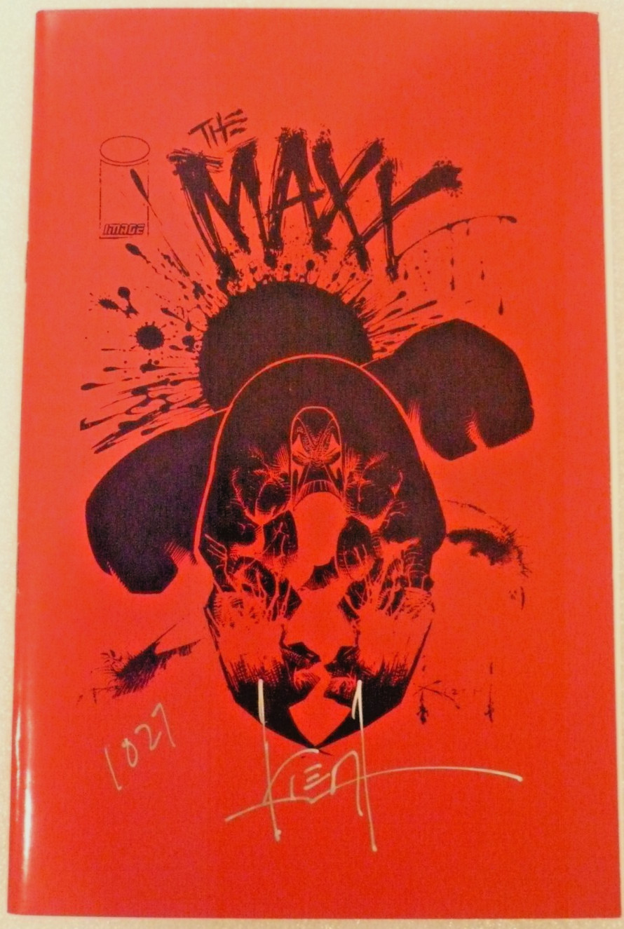 The Maxx Ashcan #1 Red Ed. #1027/1500 NM Signed by Sam Kieth Image Comics