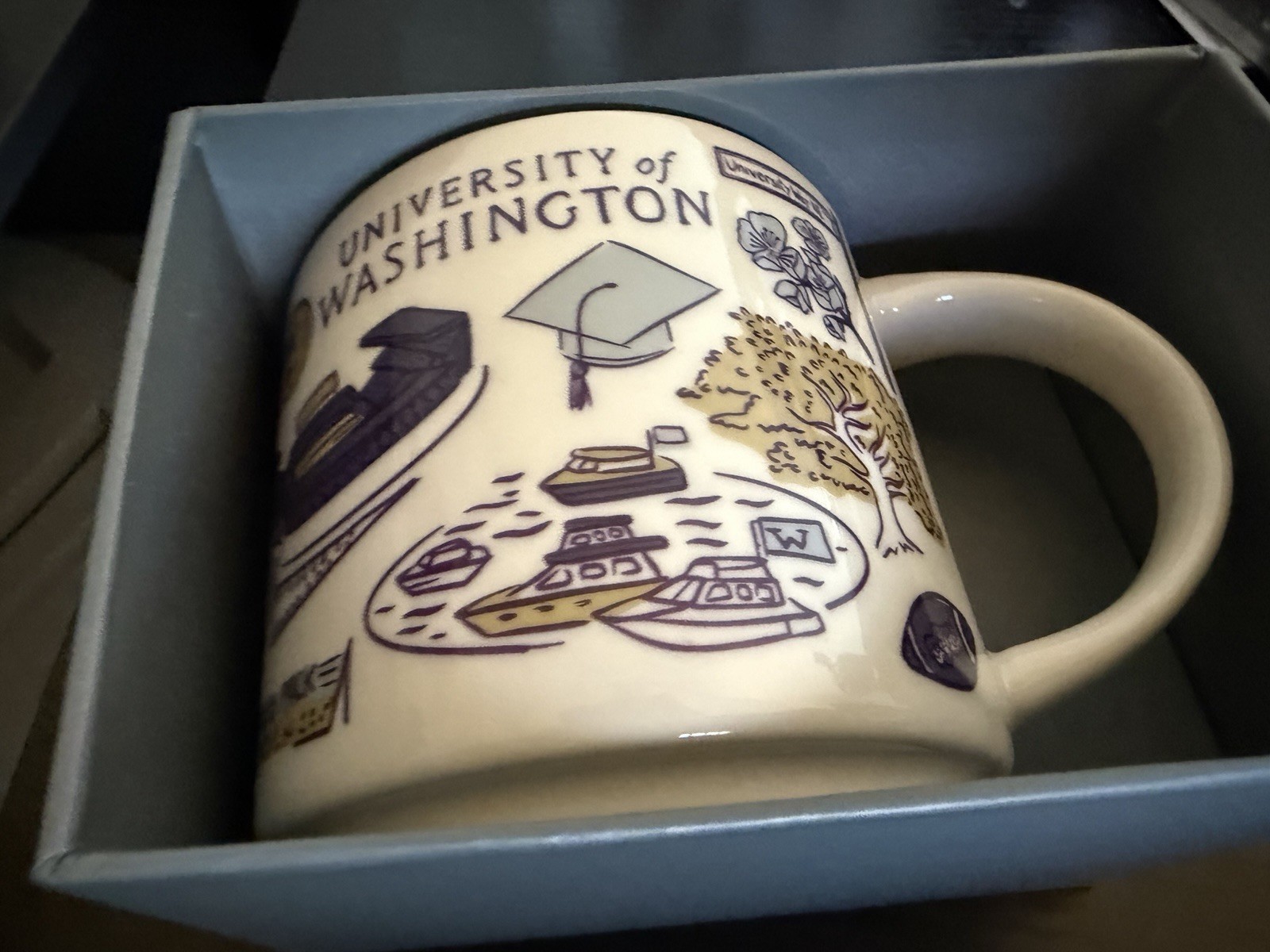 Starbucks UNIVERSITY OF WASHINGTON Been There Series Collectible Mug 14 Oz NEW