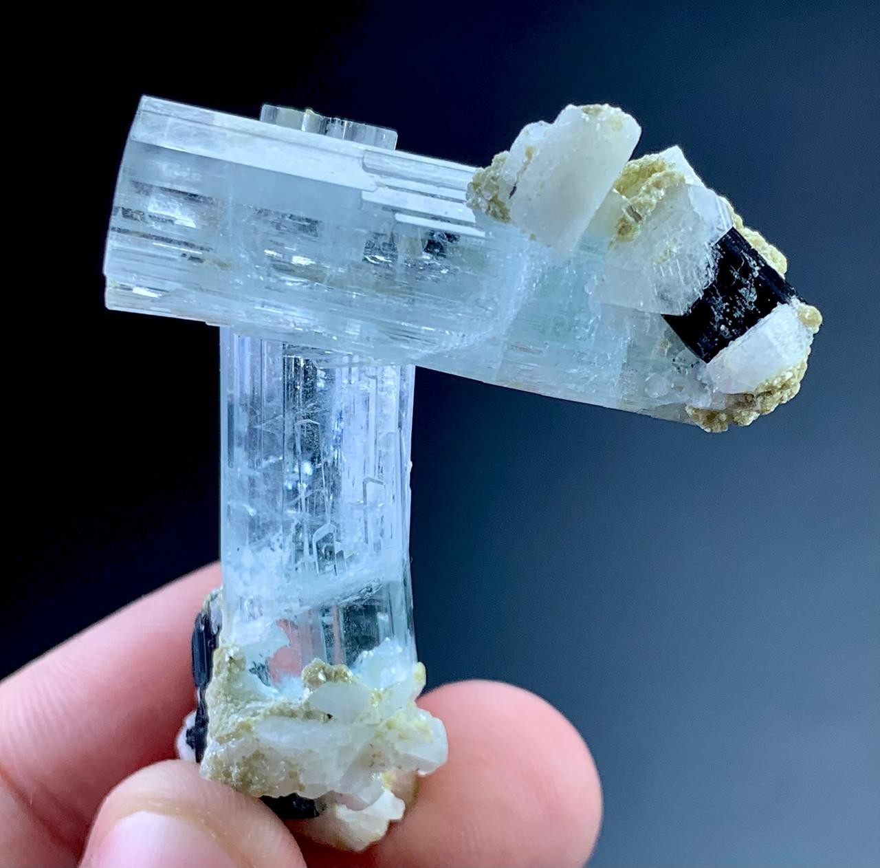 97 Carat Aquamarine Crystal Specimen From Pakistan 