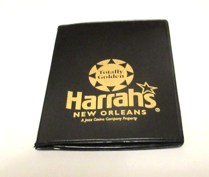 Harrah*s Casino New Orleans black pocket wallet - Vintage