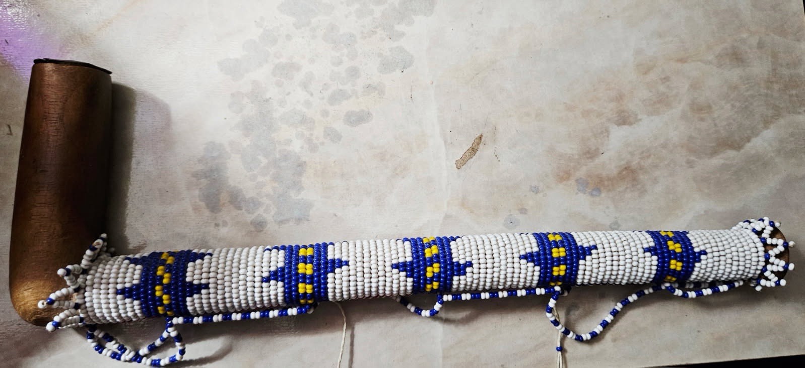 Ceremonial Authentic Antique Native American Peace Pipe