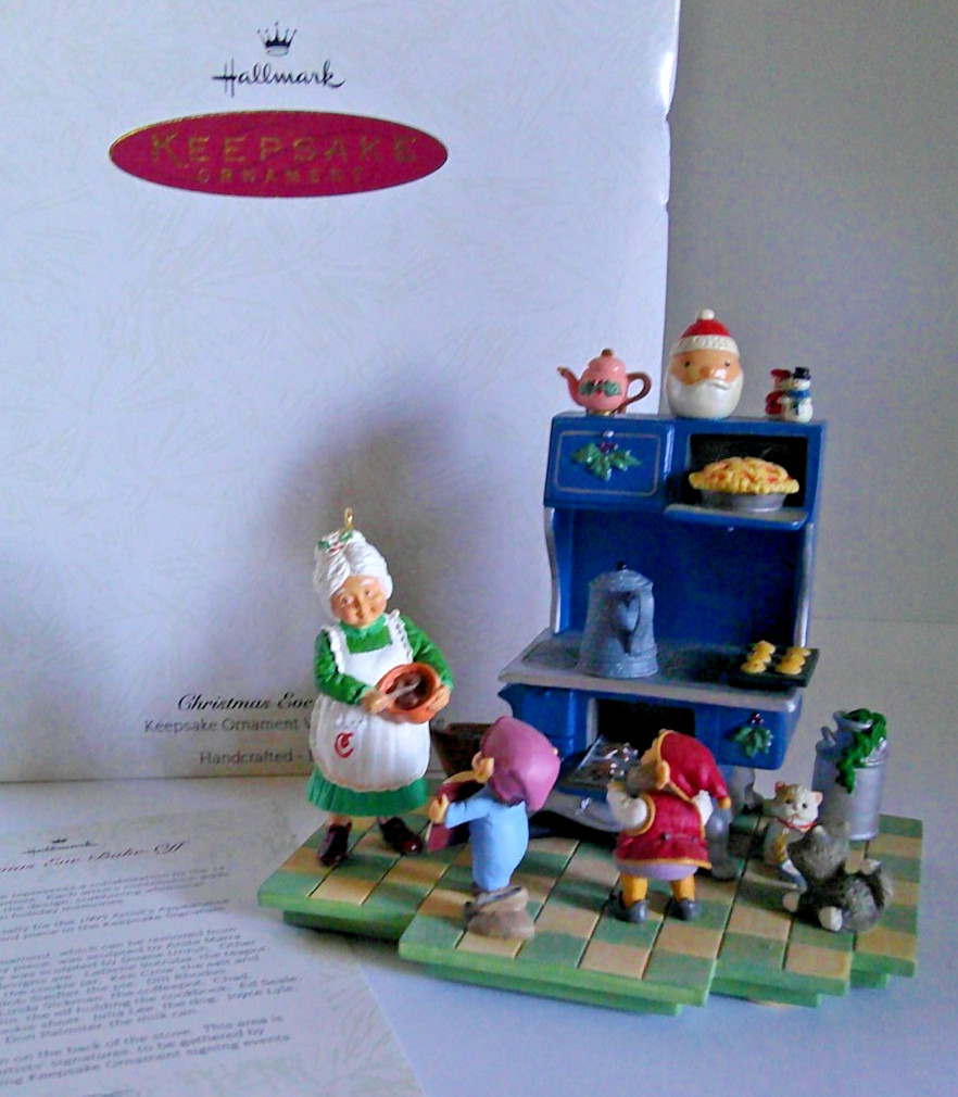 HALLMARK Keepsake - CHRISTMAS EVE BAKE-OFF- 1995 - Studio Edition - Signed - NEW