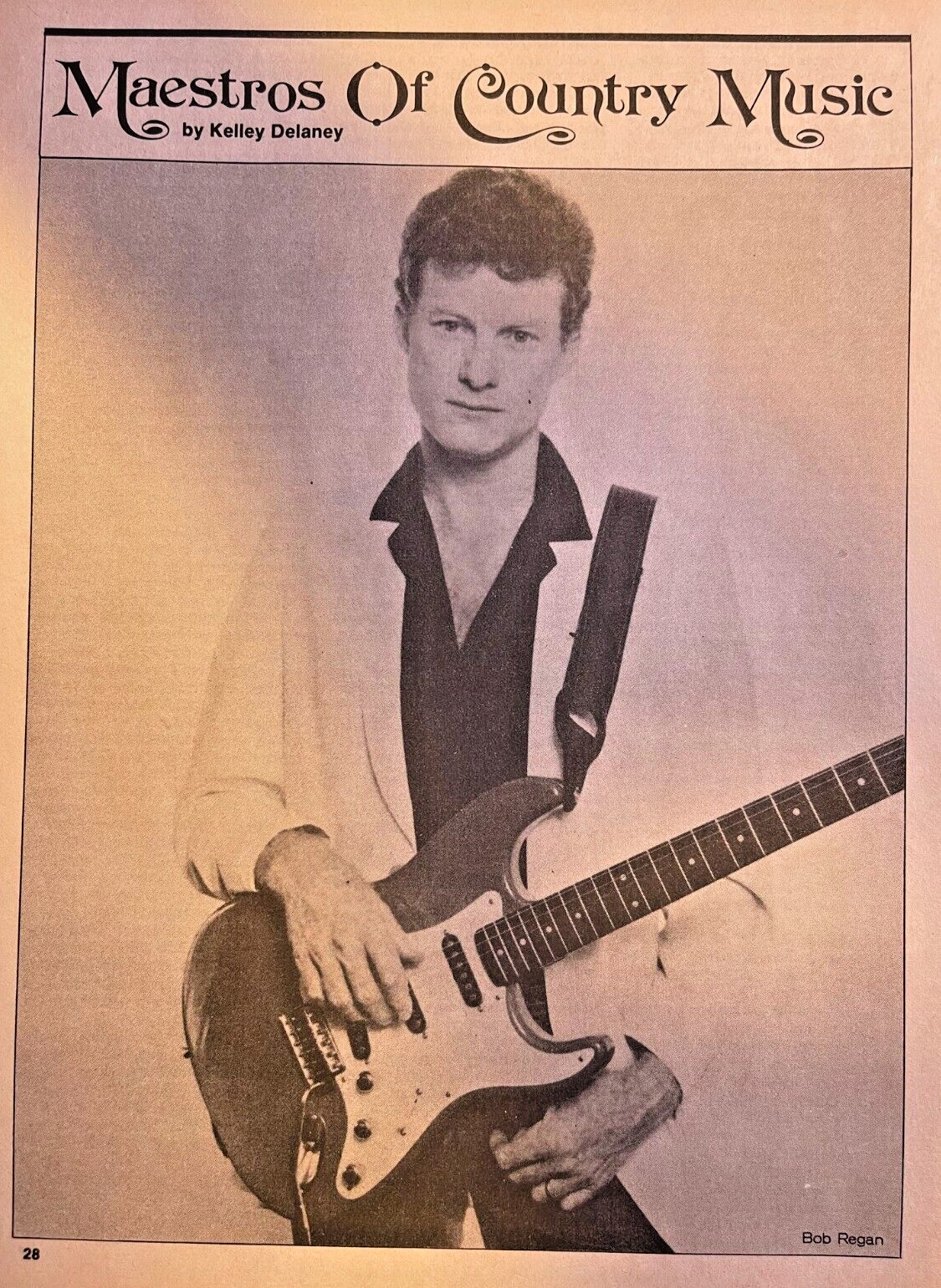 1988 Country Singer Songwriter Bob Regan