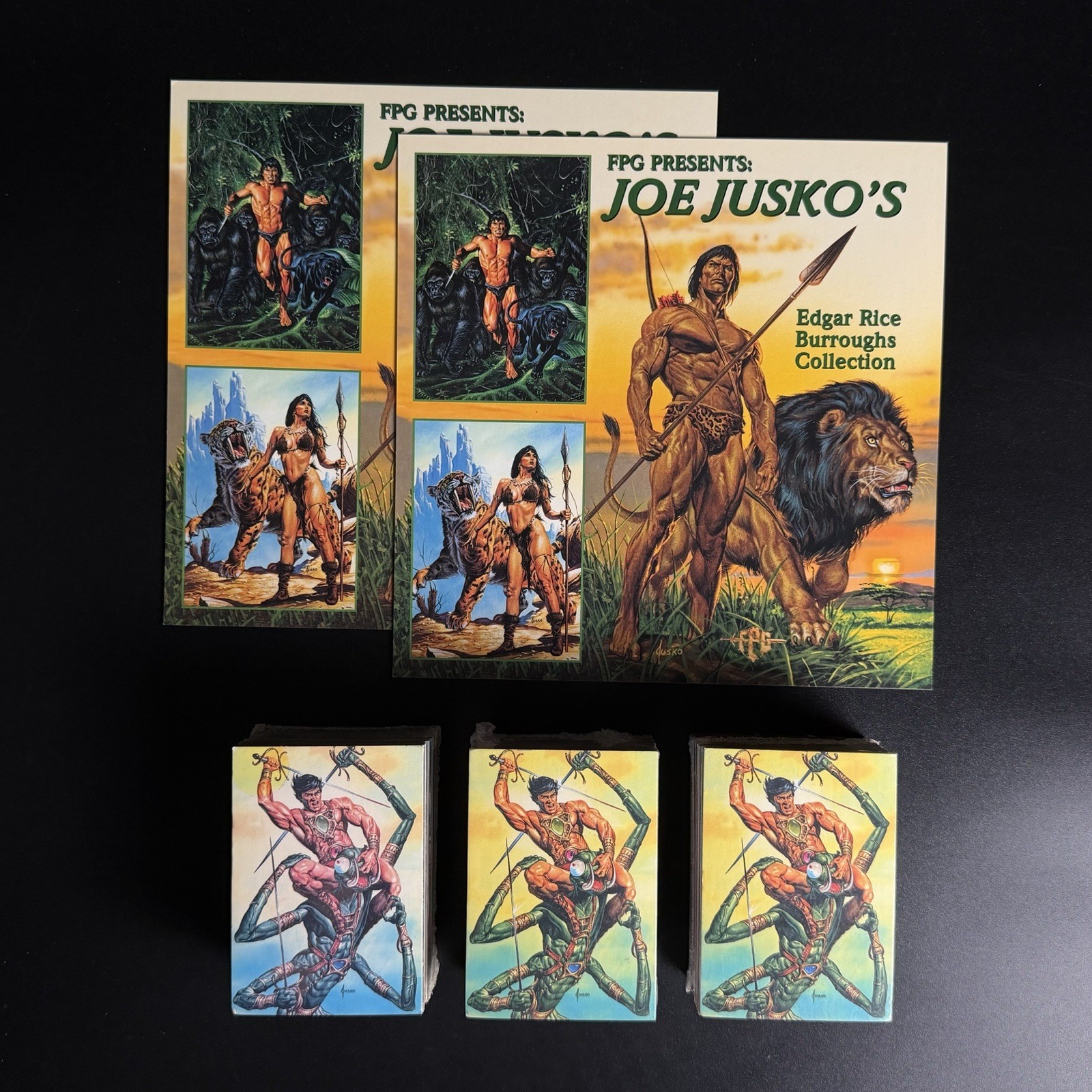 1995 FPG Joe Jusko Edgar Collection TARZAN S2 Base 60 Card Set x3 New +2 Promos