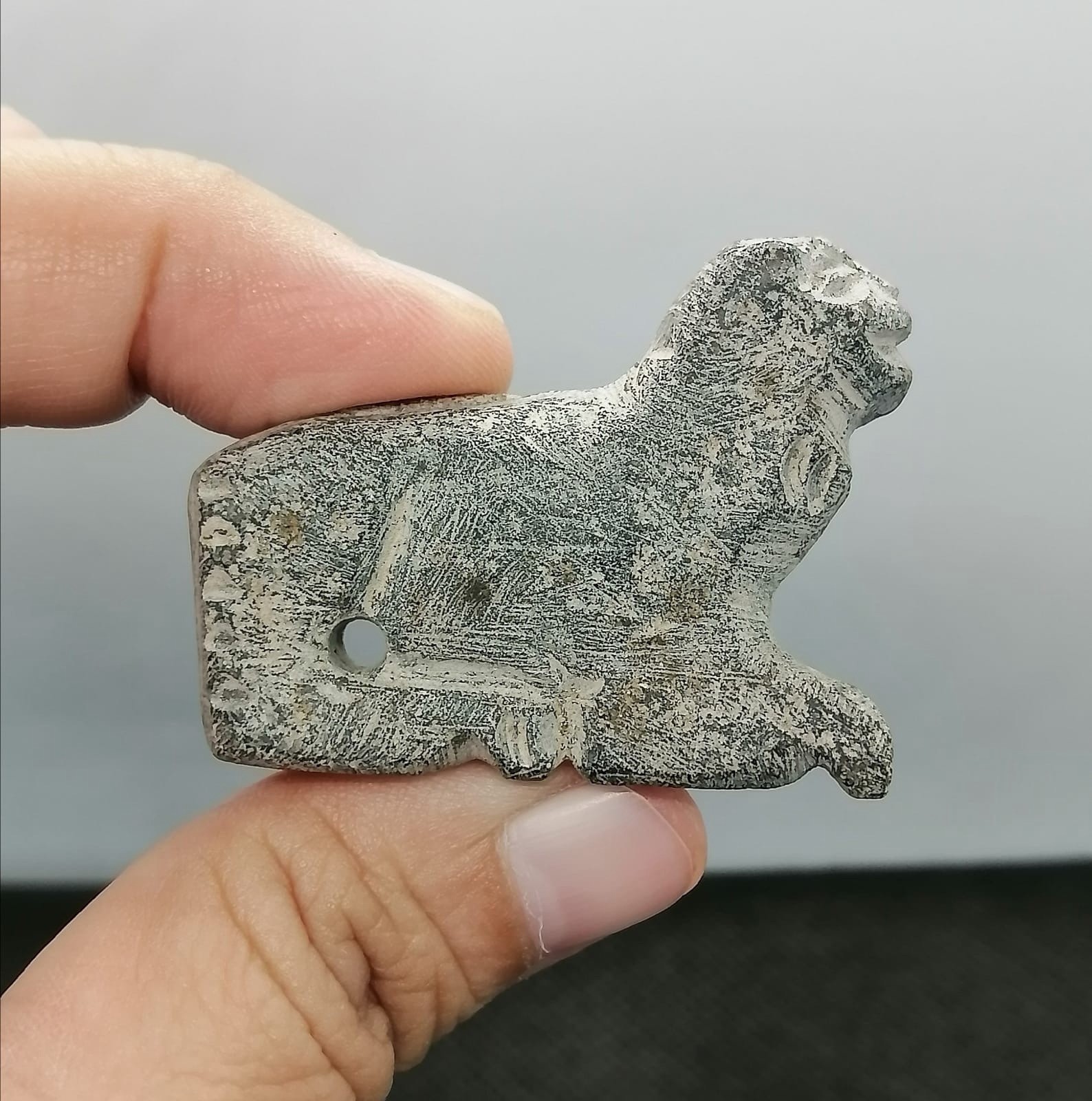 Very Old Ancient Stone Carved Rare Lovely Animal Statue Roman