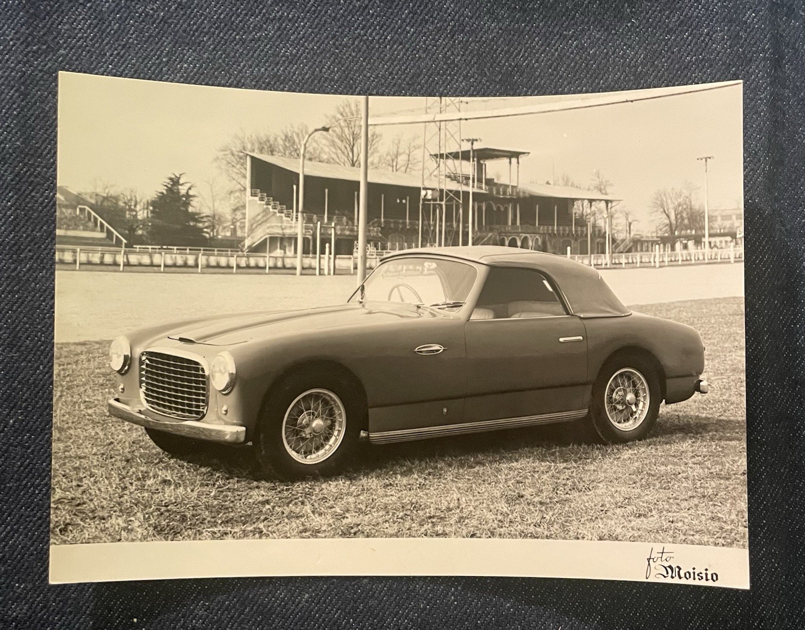 1950 Ferrari 166 Inter Cabriolet Bertone VTG Original Type I Photo Foto Moisio