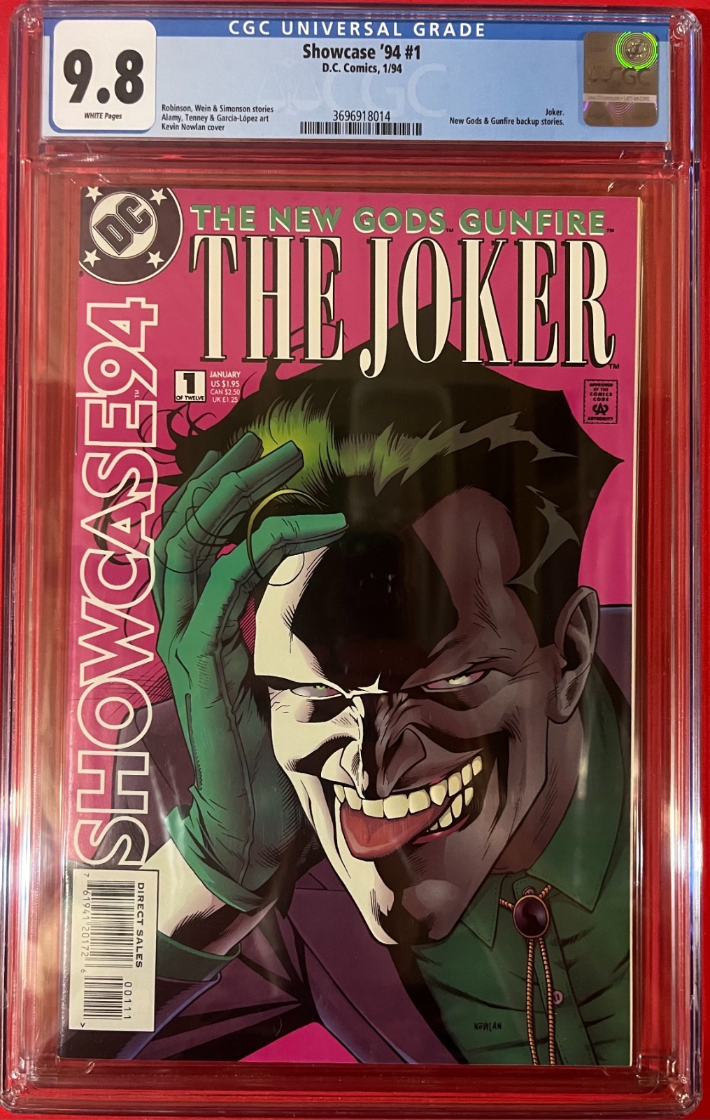 Showcase '94 #1 CGC 9.8 DC Comics 1994 Batman Joker