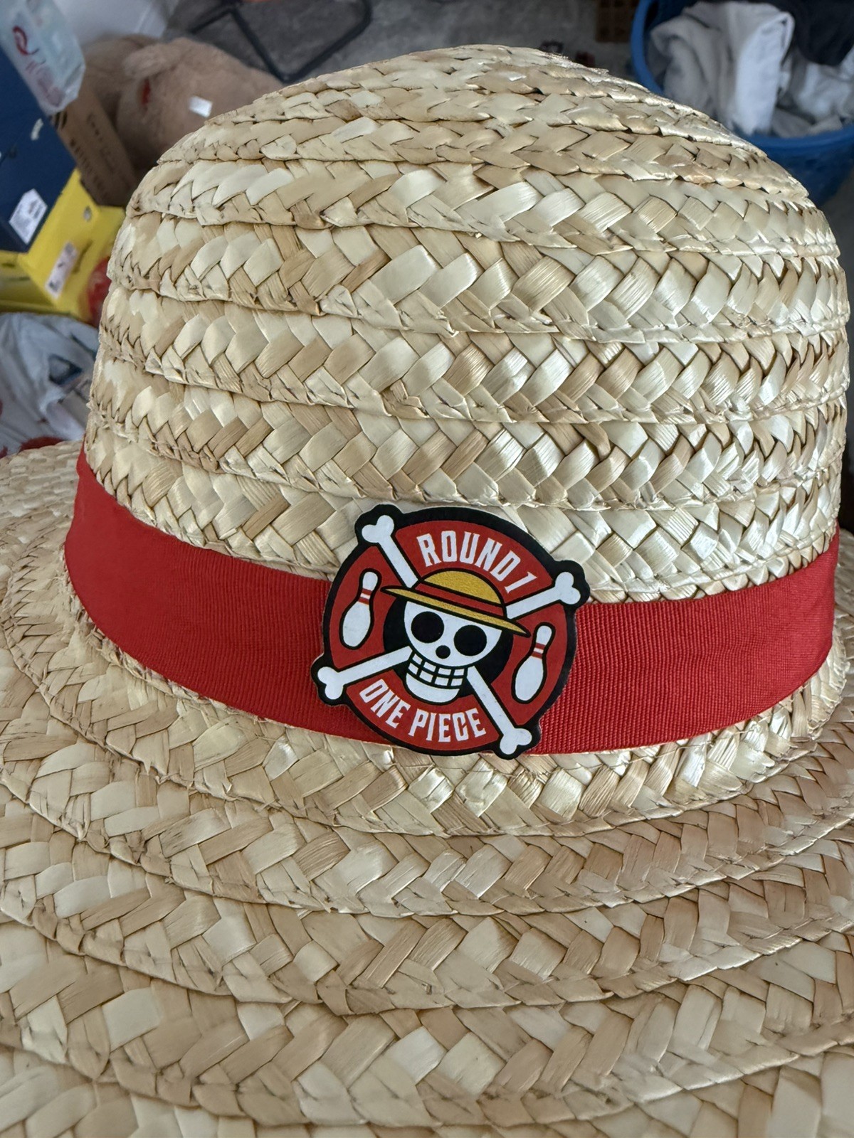 One Piece - Luffy Straw Hat Round 1 Exclusive *Not Worn* *US SELLER*