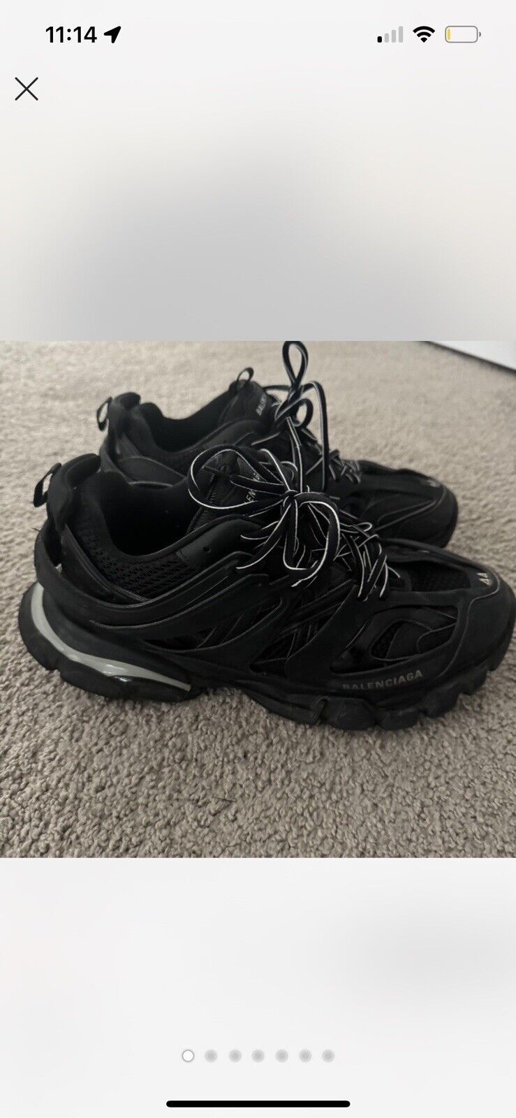 Size 10 - Balenciaga Track LED Sneaker Black