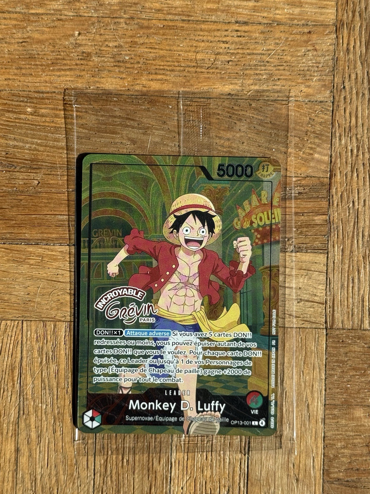 One Piece Card Game × Musée Grévin Paris - Monkey D. Luffy Exclusive Promo Card
