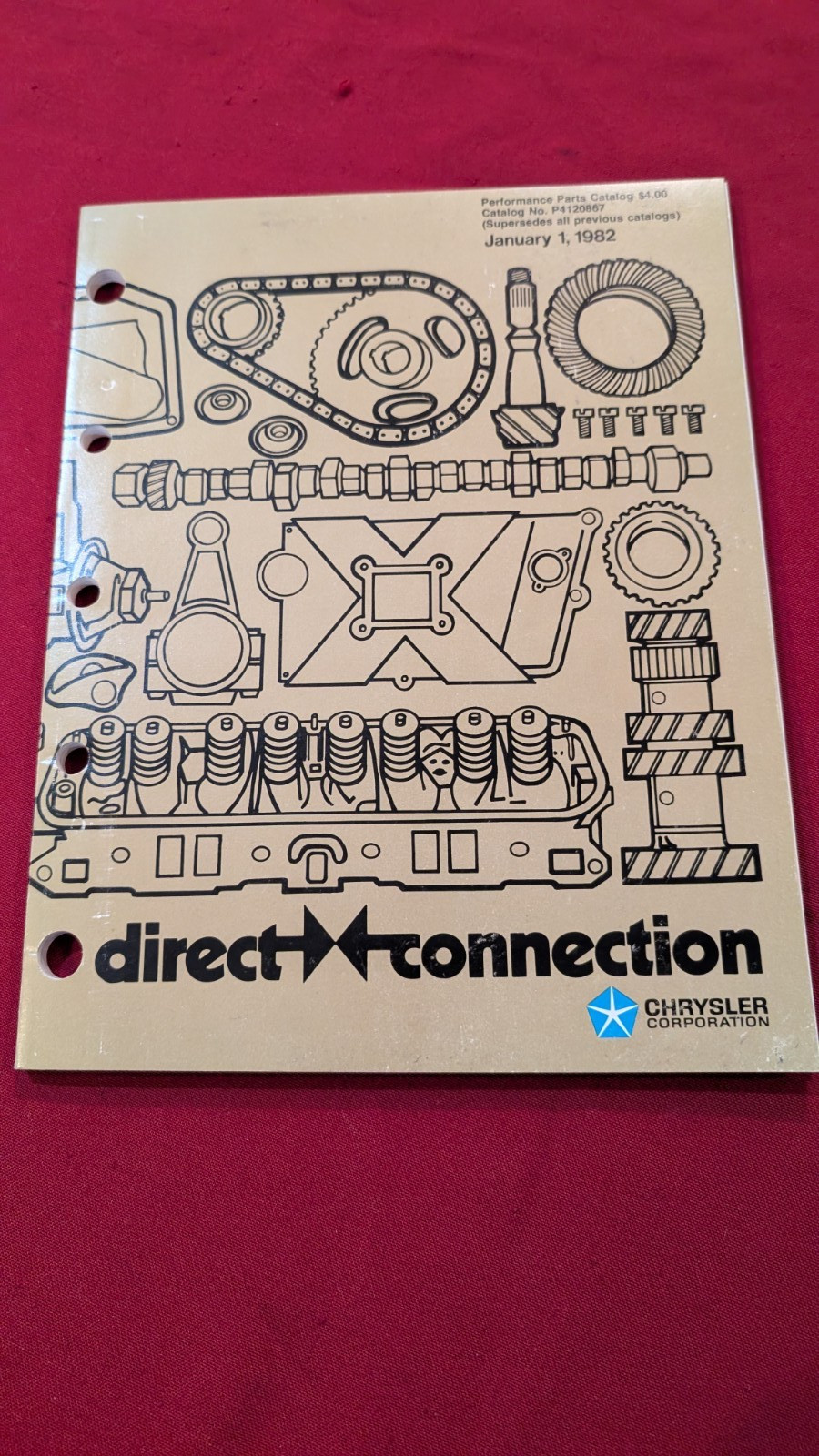 1982 Direct Connection Mopar Parts Catalog Illustrated  Vintage Book Dodge Plym