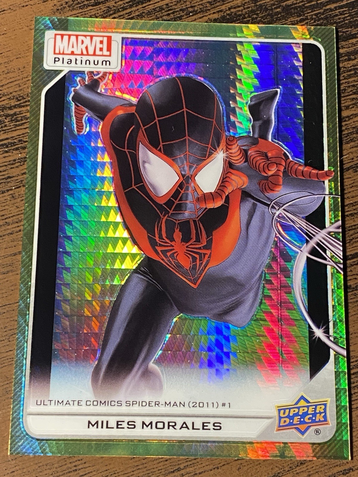 2022 Upper Deck Marvel Platinum, Miles Morales Spider Man /399 NM+ 🕷️🔥