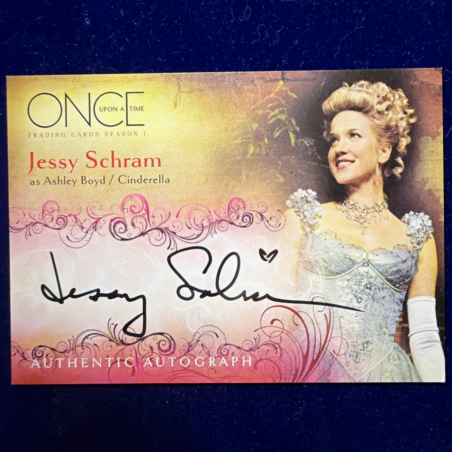 Cryptozoic Once Upon a Time Season 1 Jessy Schram Auto Cinderella #A9 2014