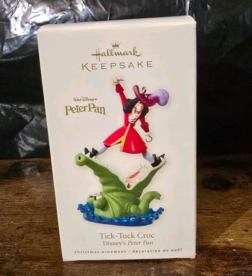 2008 Hallmark Keepsake Ornament Tick-Tock Croc Captain Hook Disney Peter Pan