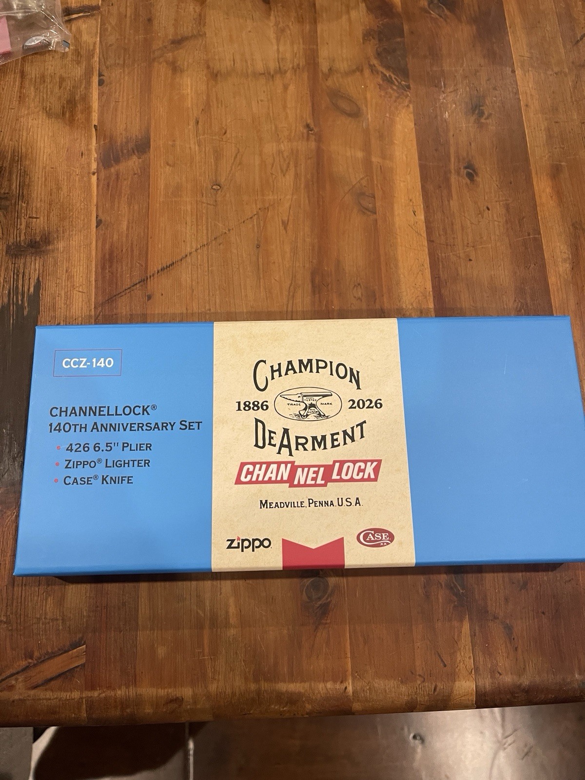 Case XX  CHANNELLOCK 140th Anniversary Set