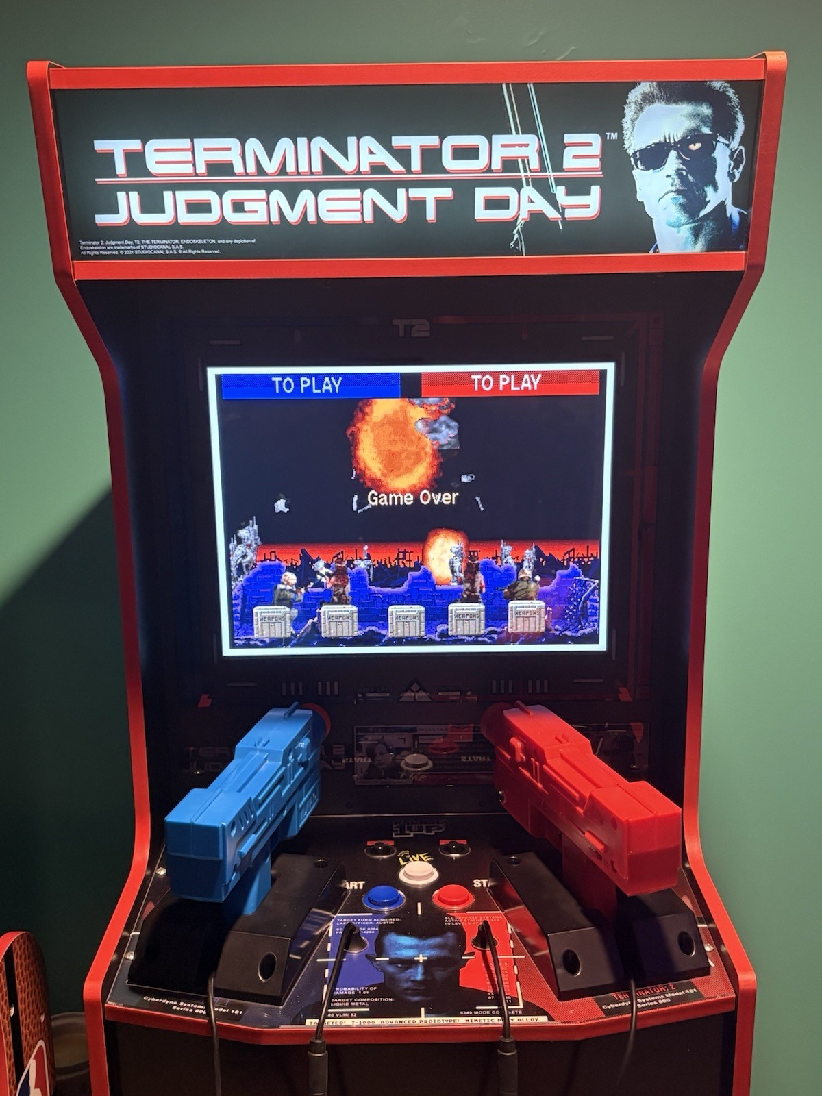 Terminator 2 Arcade 1up
