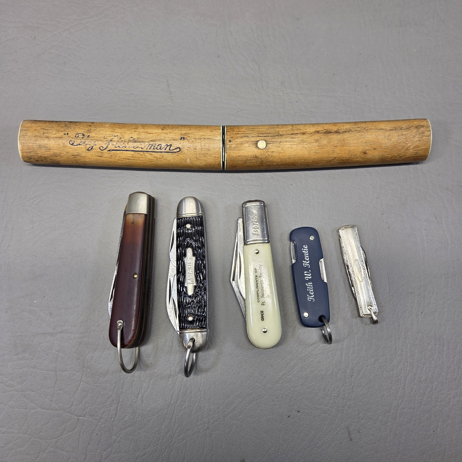 Vintage Pocket Knife Lot Cutco Camillus Colonial Imperial Marathon Japan