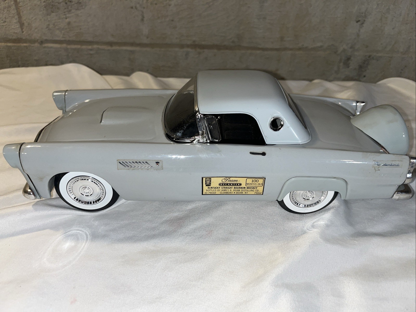 Jim Beam Special Edition Gray 1956 Thunderbird Hardtop Decanter T Bird EMPTY