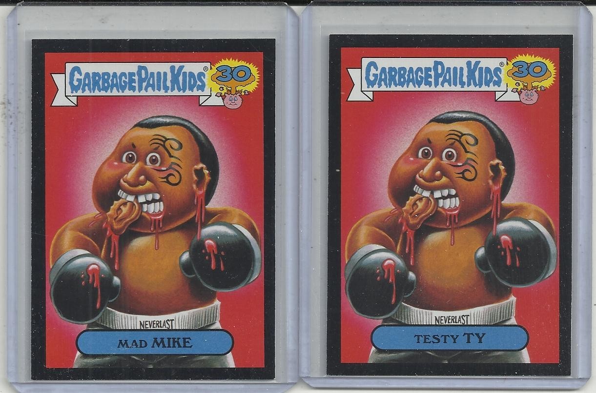 2015 Garbage Pail Kids: 30th Anniversary Topps BLACK BORDER Base Cards #24a/#24b