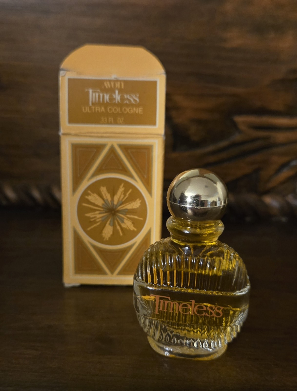 Vtg AVON TIMELESS Fragrance Cologne .33 fl oz NEW IN BOX SEALED   