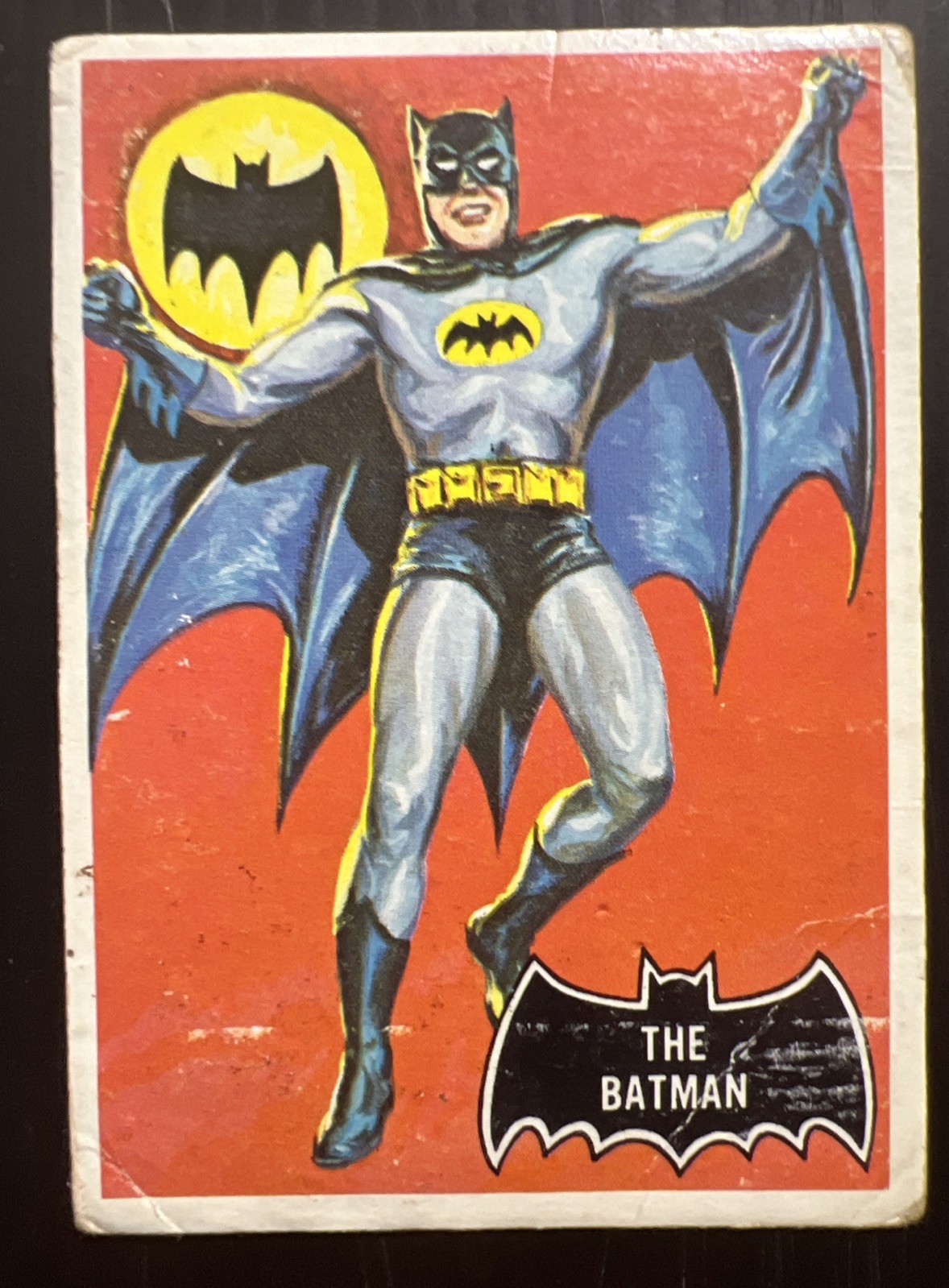 1966 Topps The Batman #1 rookie card Black Bat Centered