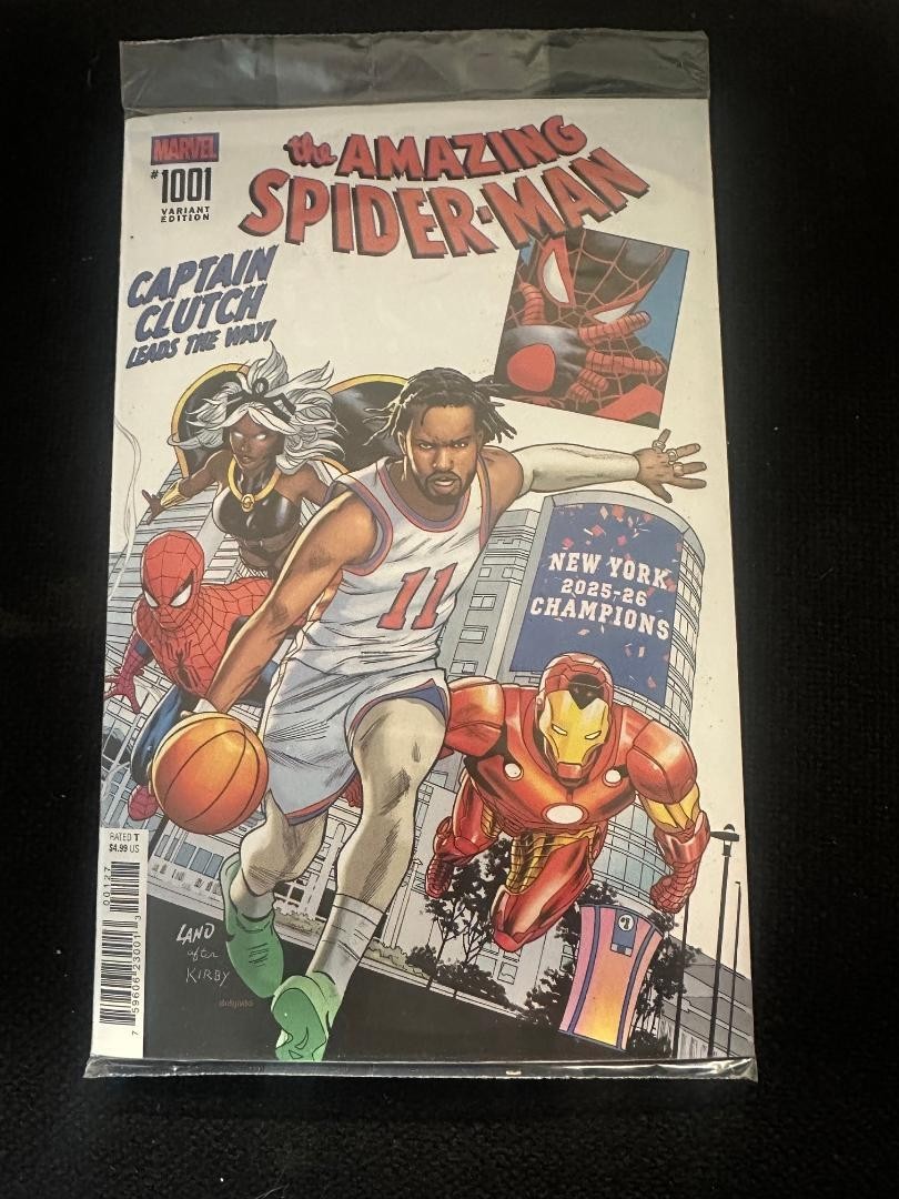 Amazing Spider-Man #1001 NYCC 2026 Jalen Brunson NY Knicks Exclusive Variant
