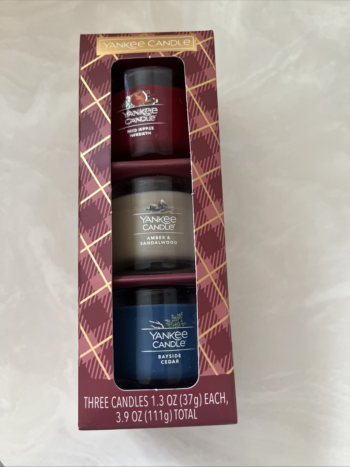 Yankee Candle - Sweater Weather Gift Set - Three 1.3 Oz. Each Candles 