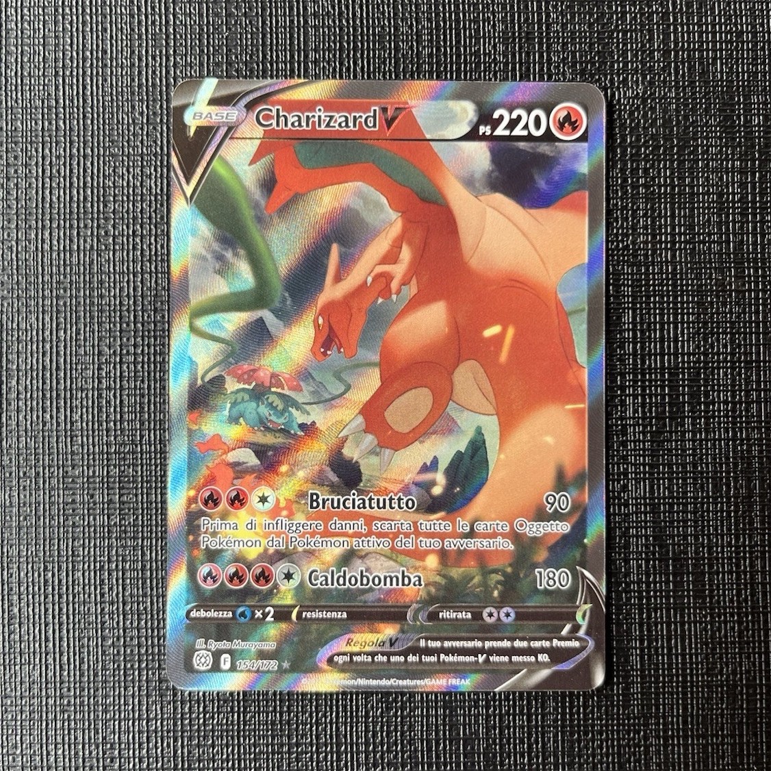 Pokemon Charizard V 154/172 Alternative art ita Shining Stars TCG