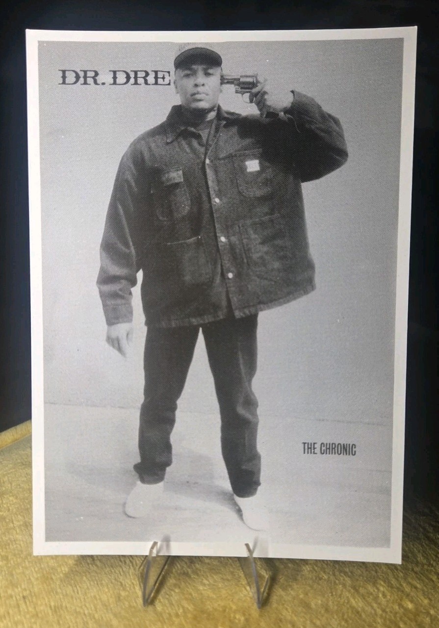 Rare Dr. Dre The Chronic Promotional Card - Printed In England -