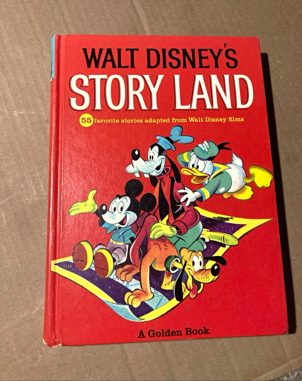Golden Press Disney Mickey Mouse Story Land Golden Book Hardcover 1968