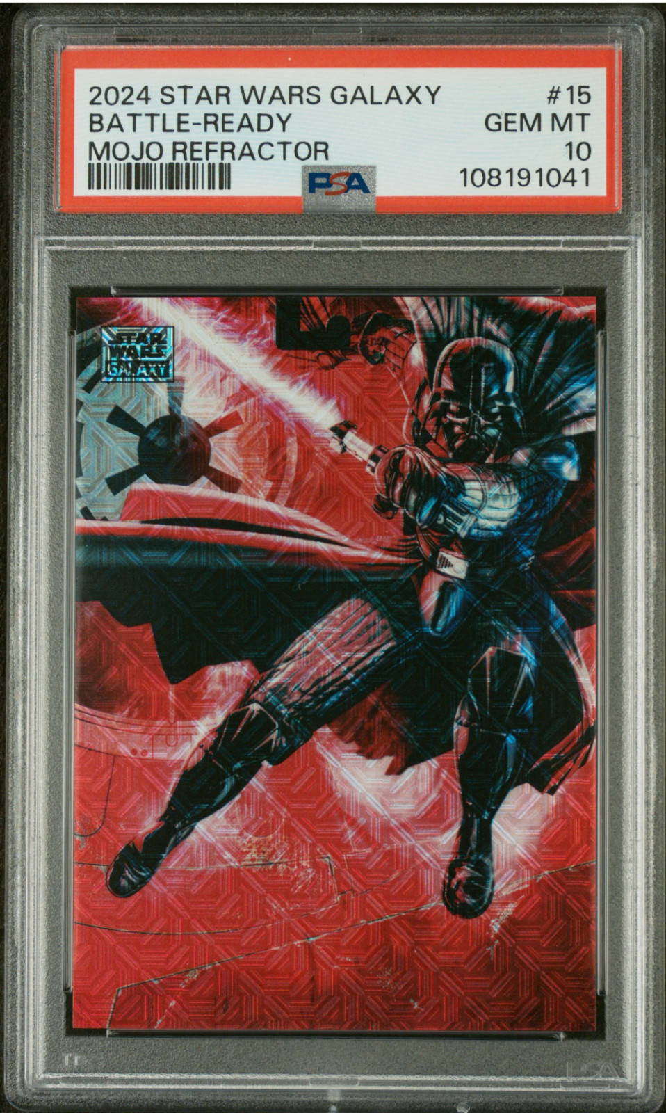 2024 Topps Star Wars Chrome Galaxy Battle Ready Mojo /50 PSA 10 LOW POP