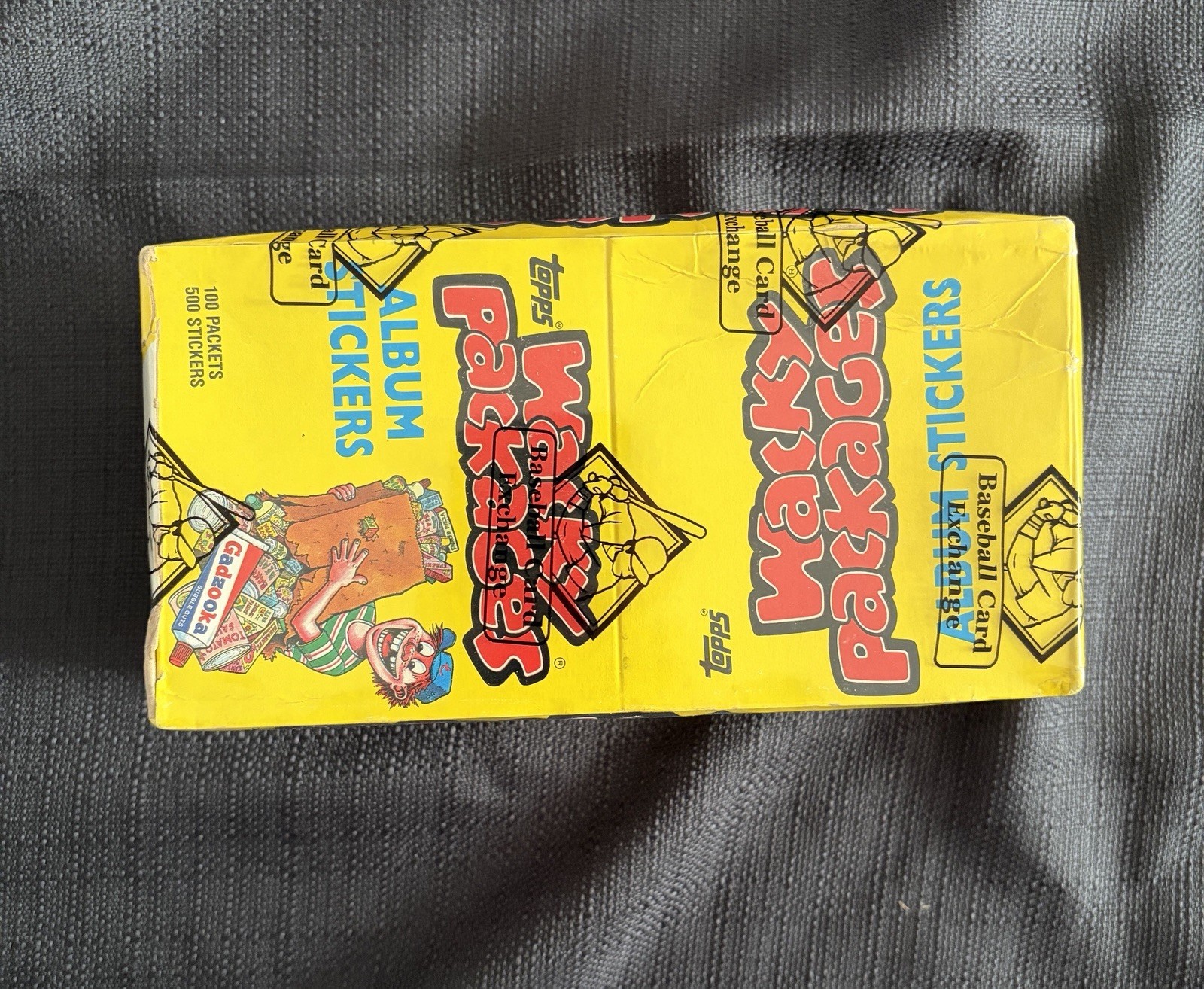 1986 Topps Wacky Packages ALBUM STICKERS Unopened Wax Box 100 sealed packs BBCE 1986 Topps Wacky Packages ALBUM STICKERS Unopened Wax Box 100 sealed packs BBCE
