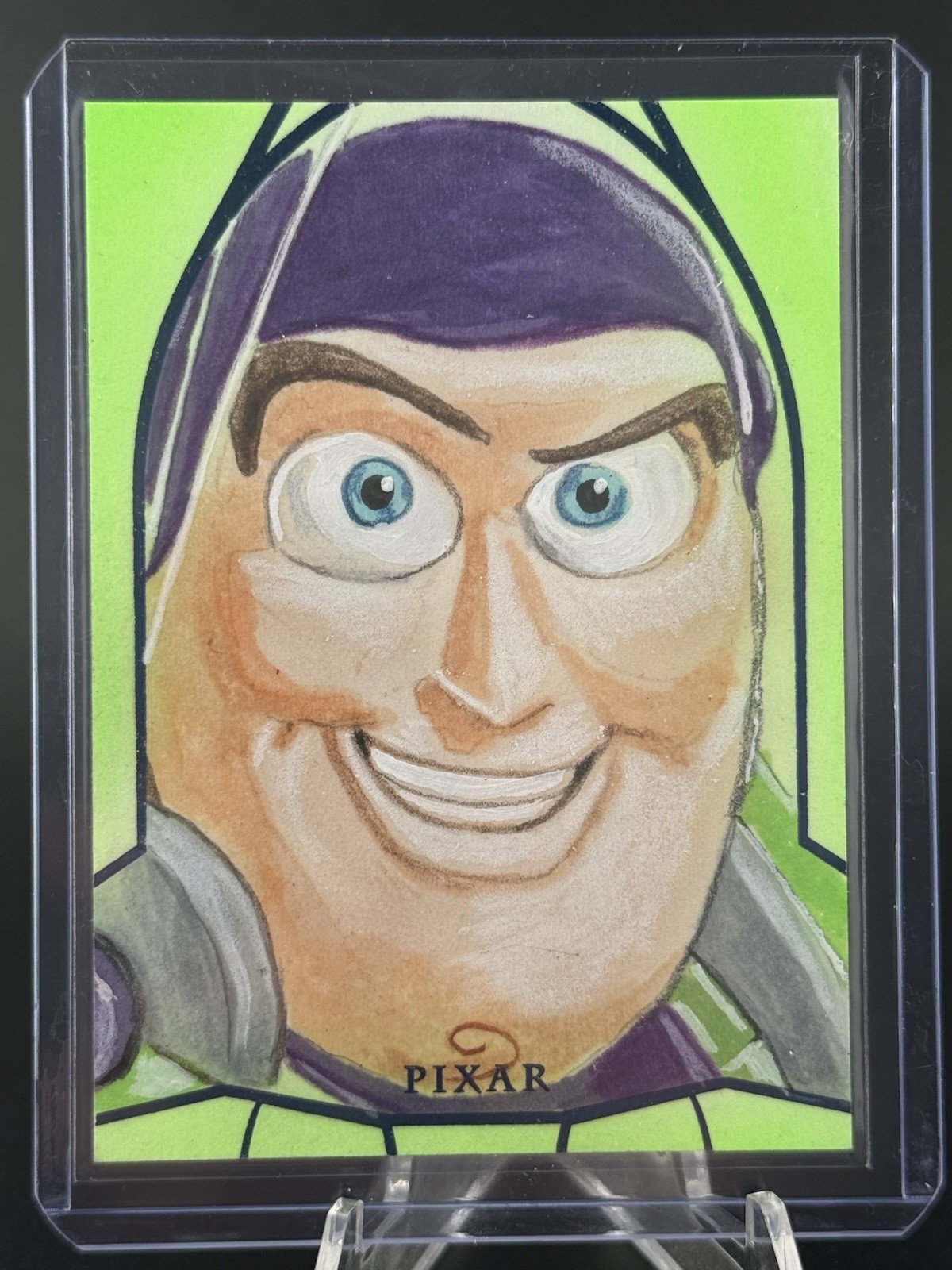 2025 Topps Toy Story 30th Buzz Lightyear 1/1 Sketch Card by David Willingham