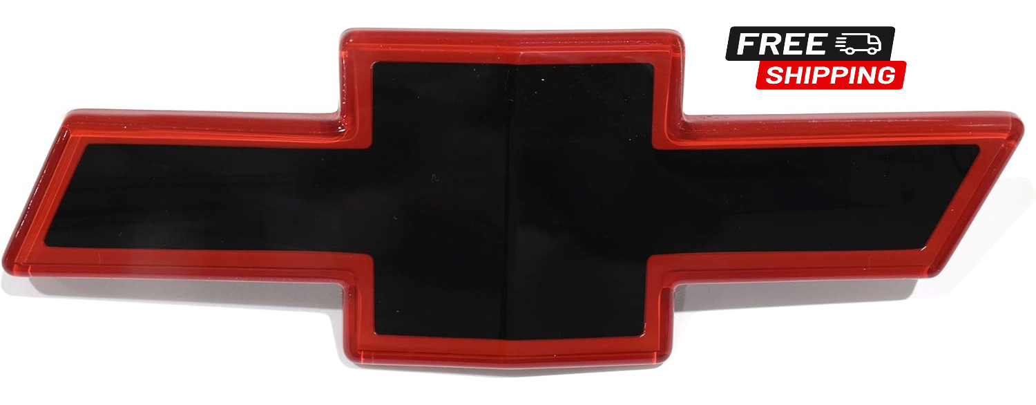 1988 1989 1990 1991 Silverado 1500 SS Red Black Grille Emblem 15607532 New