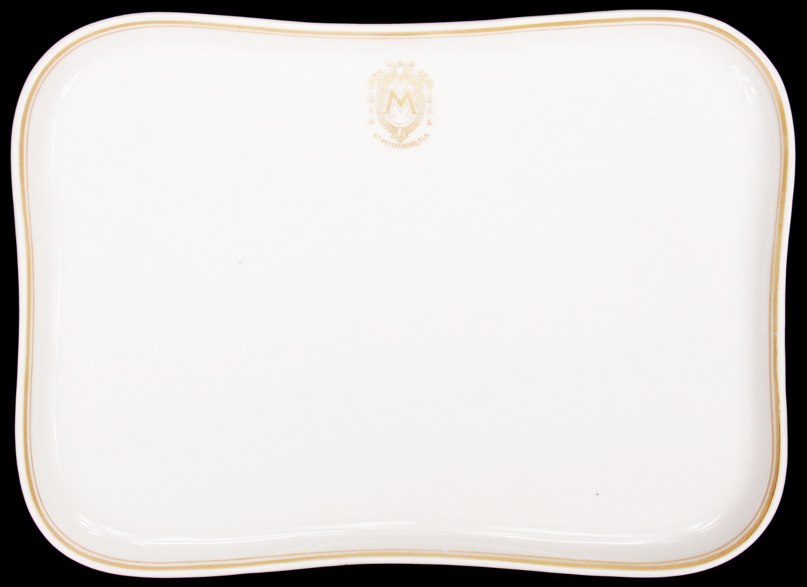 Antique The Mason Hotel St. Petersburg Lamberton China Vanity Tray Hotel China