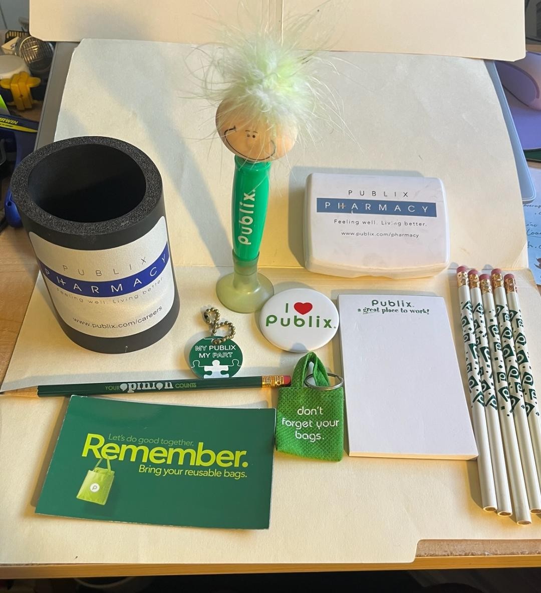 Publix Collectibles including Rare poker chip