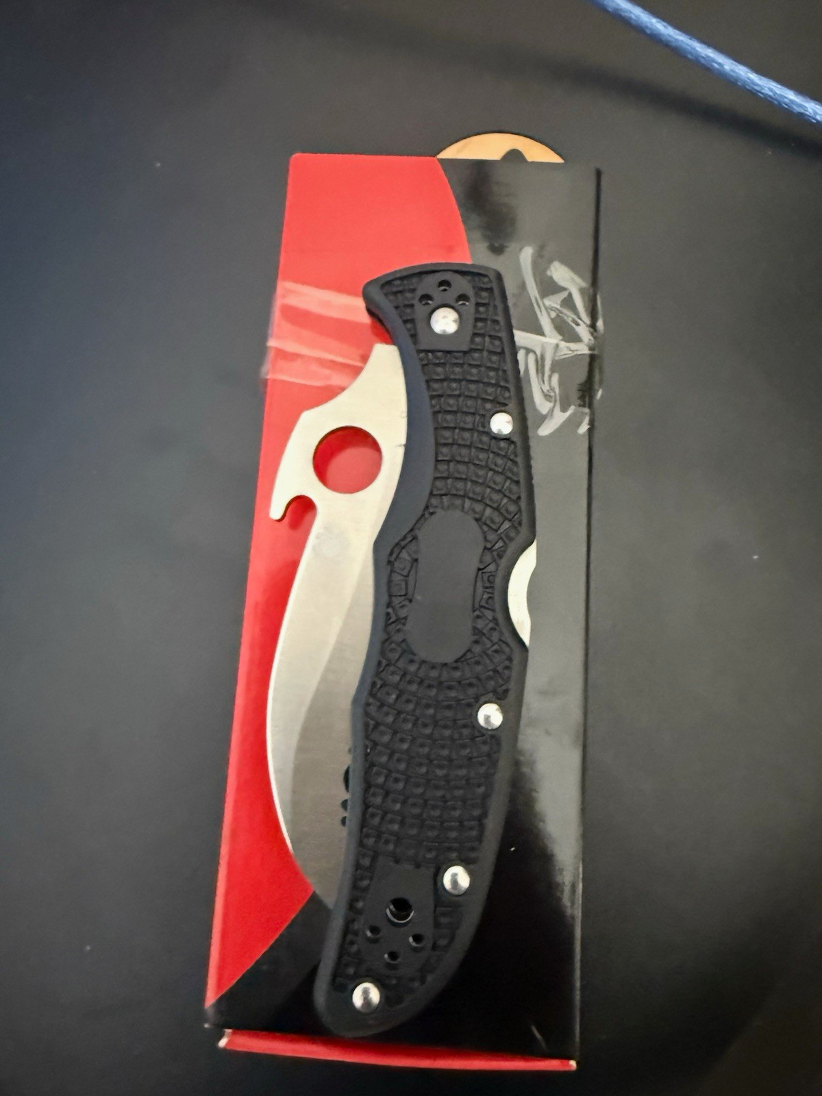 Emerson CQC-7 Hawkbill Serrated Stainless Blade Liner Lock Manual Black