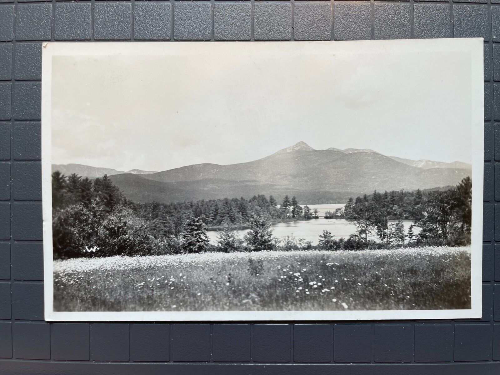 Vintage Postcard 1952 Mt Washington from Contoocook, NH REAL PHOTO POSTCARD