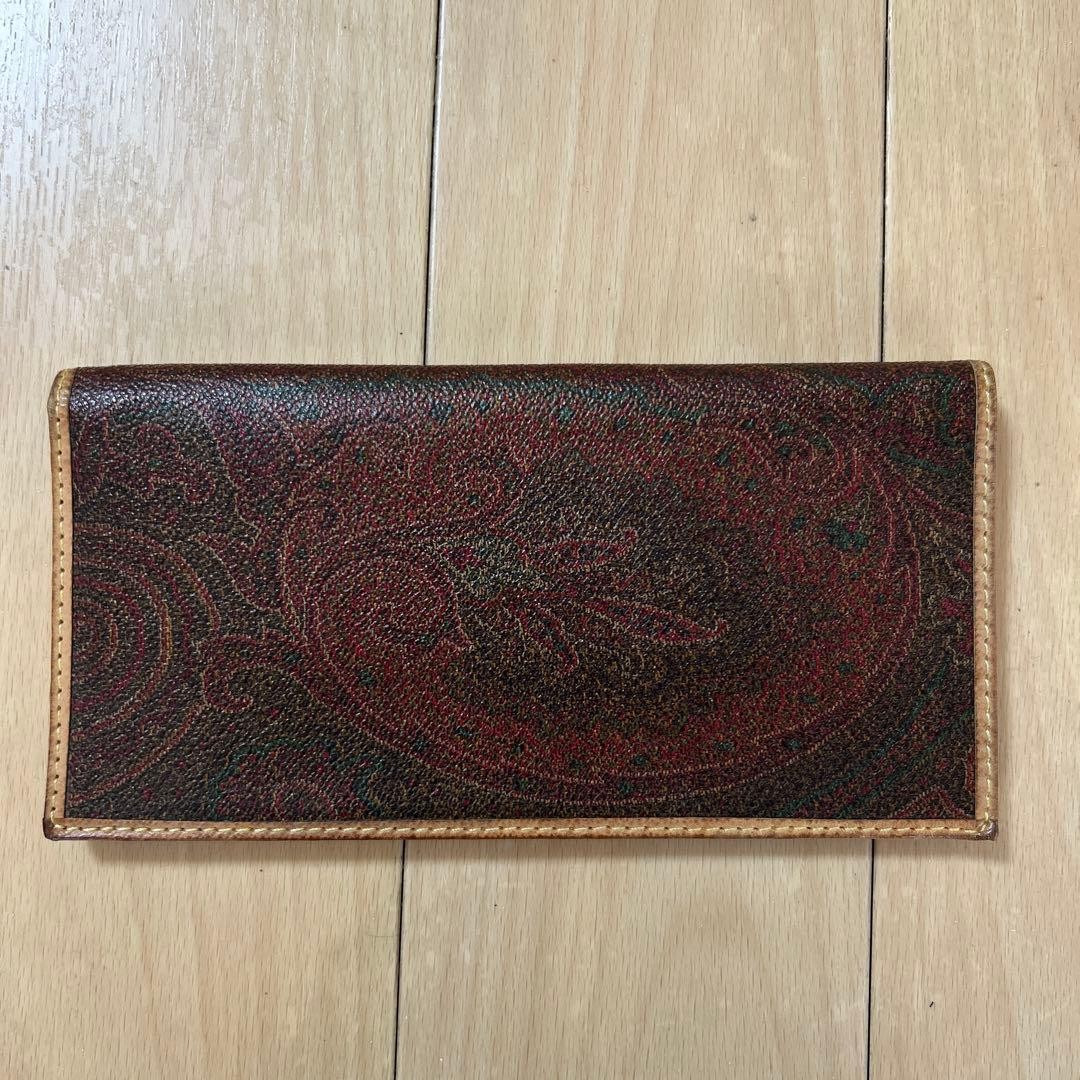 Etro Women Accessories Paisley Pattern Leather Long Wallet Limited Edition VHTF