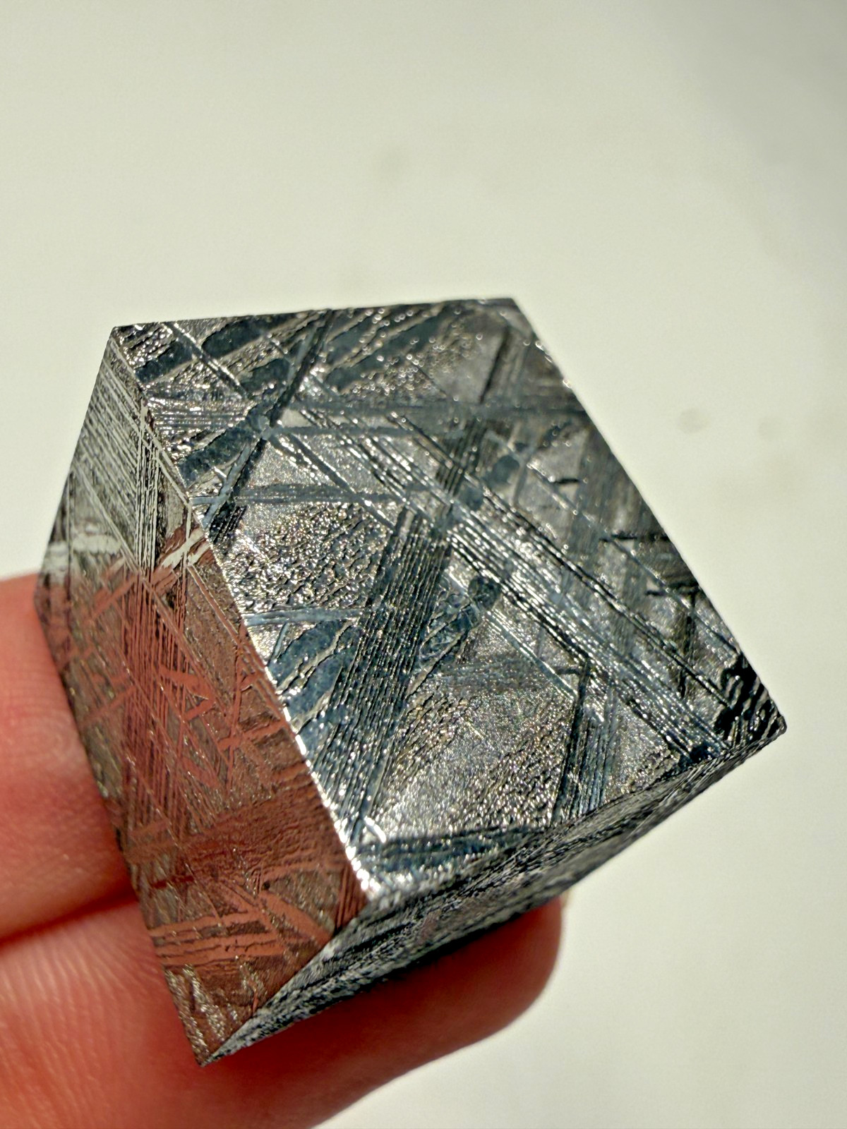 LOW PRICE BEAUTIFUL BLOCK CUT MUONIONALUSTA SWEDISH IRON METEORITE 44.4 GMS