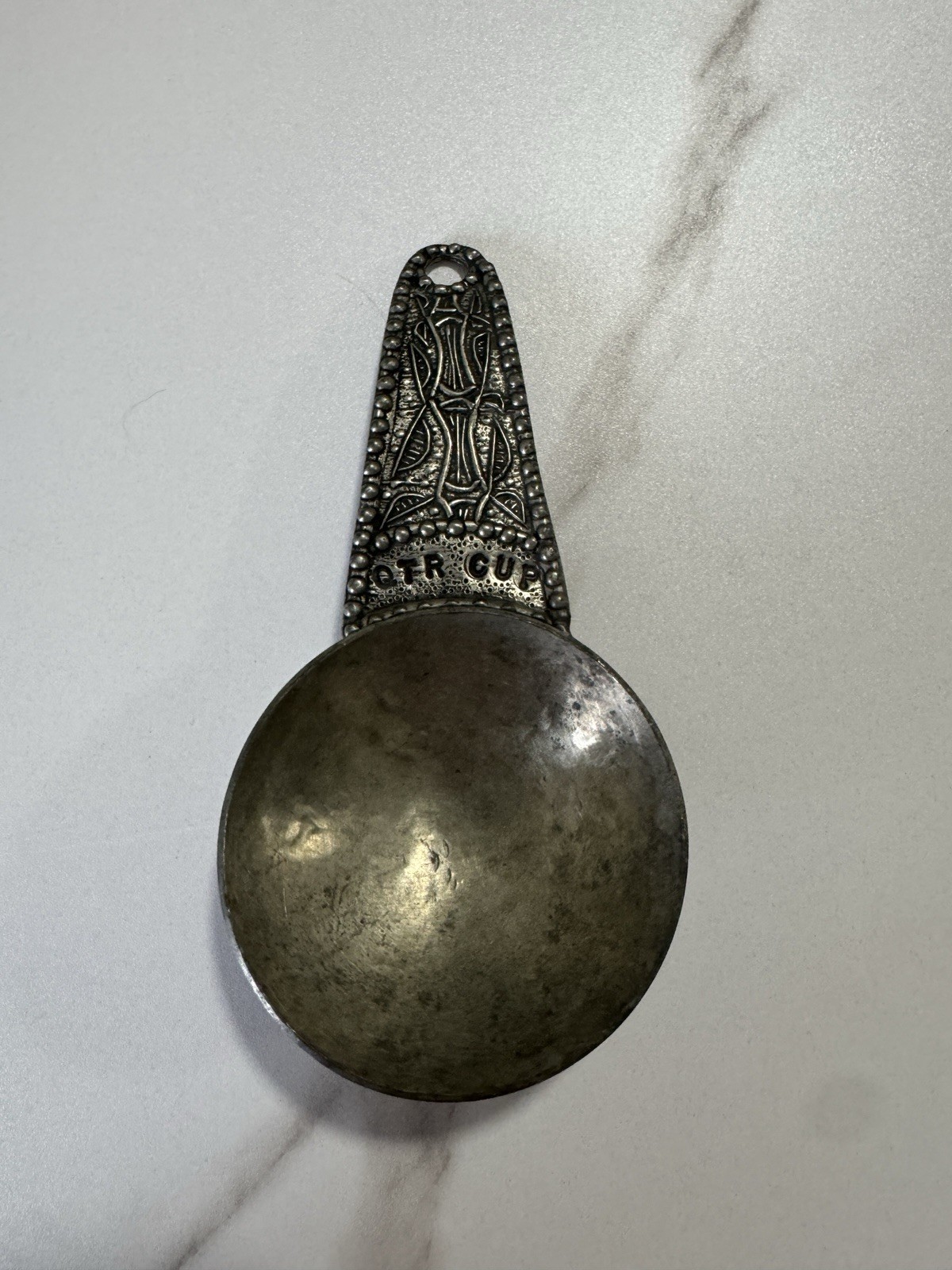 Crosby Taylor Tin Woodsman Pewter Bamboo Measuring  Spoon