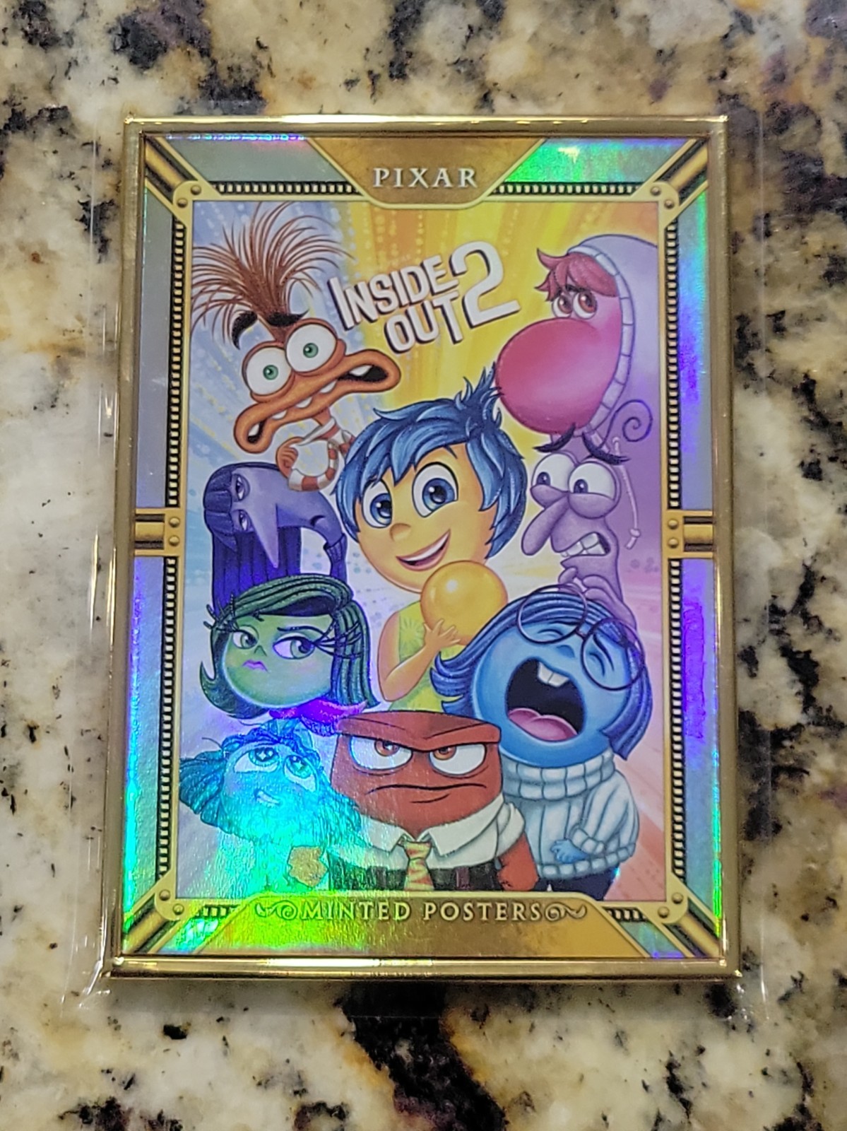 Topps 2026 Disney Mint Pixar Inside Out 2 Minted Posters MP-4 Tim Rogerson