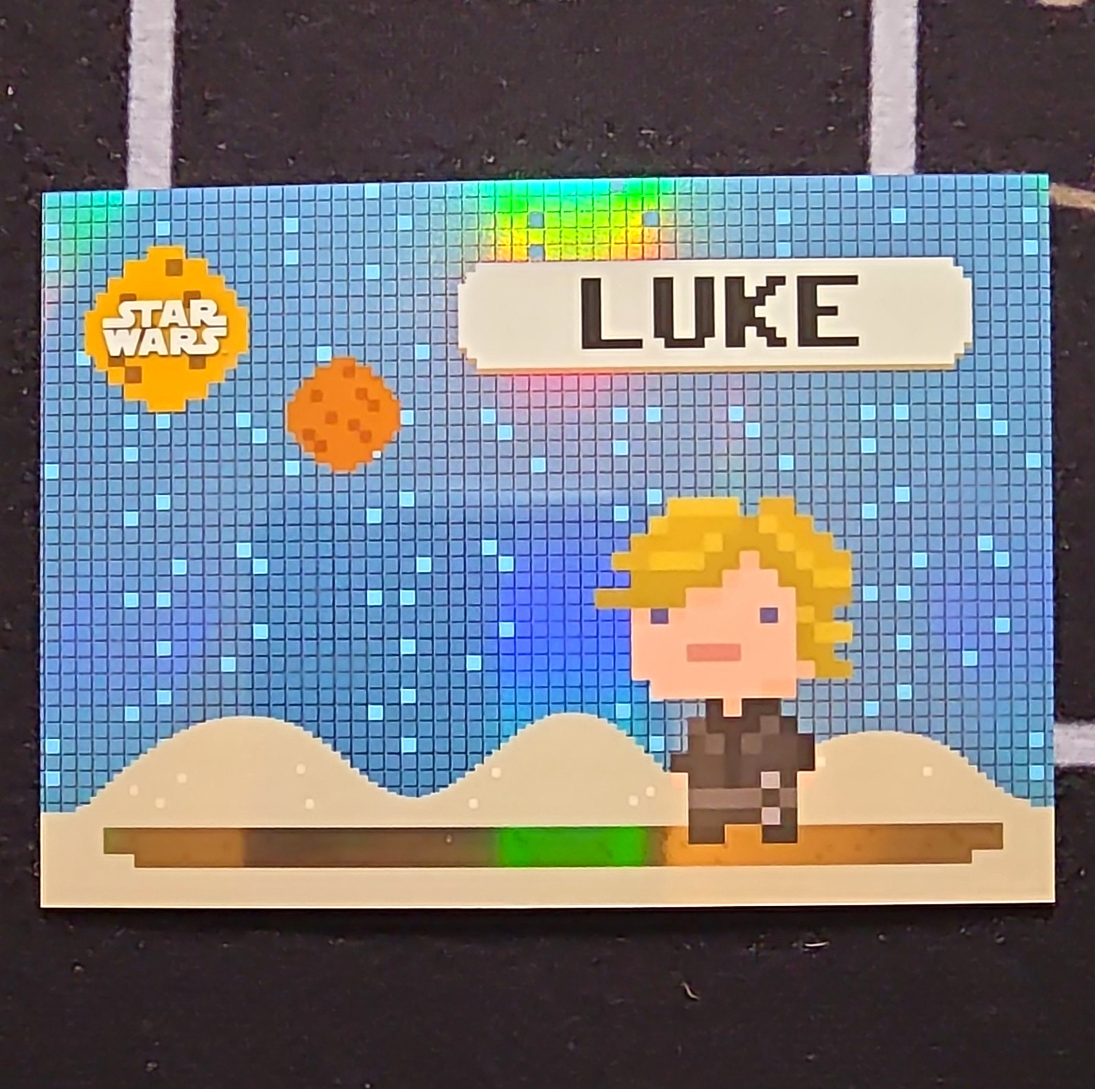 Topps 2026 Chrome Star Wars Luke Skywalker Bonus Stage Card BO-LUKE