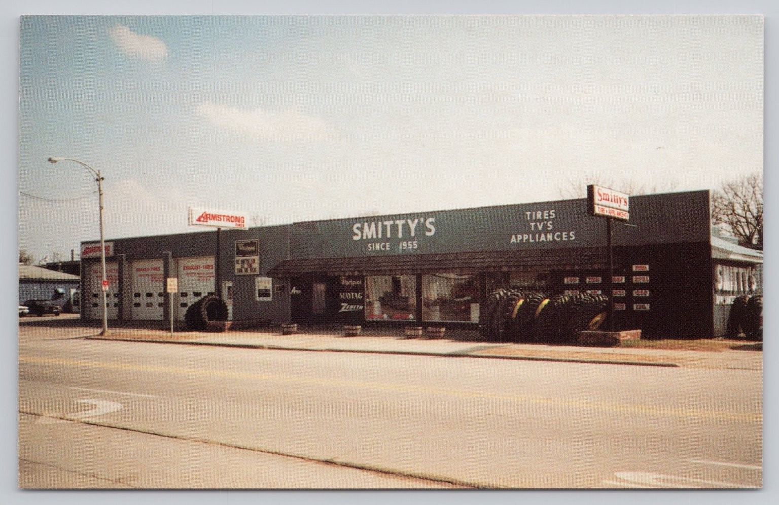 Vintage Smitty\'s Store Postcard Manchester IA Since 1955 Vintage Smitty\'s Store Postcard Manchester IA Since 1955
