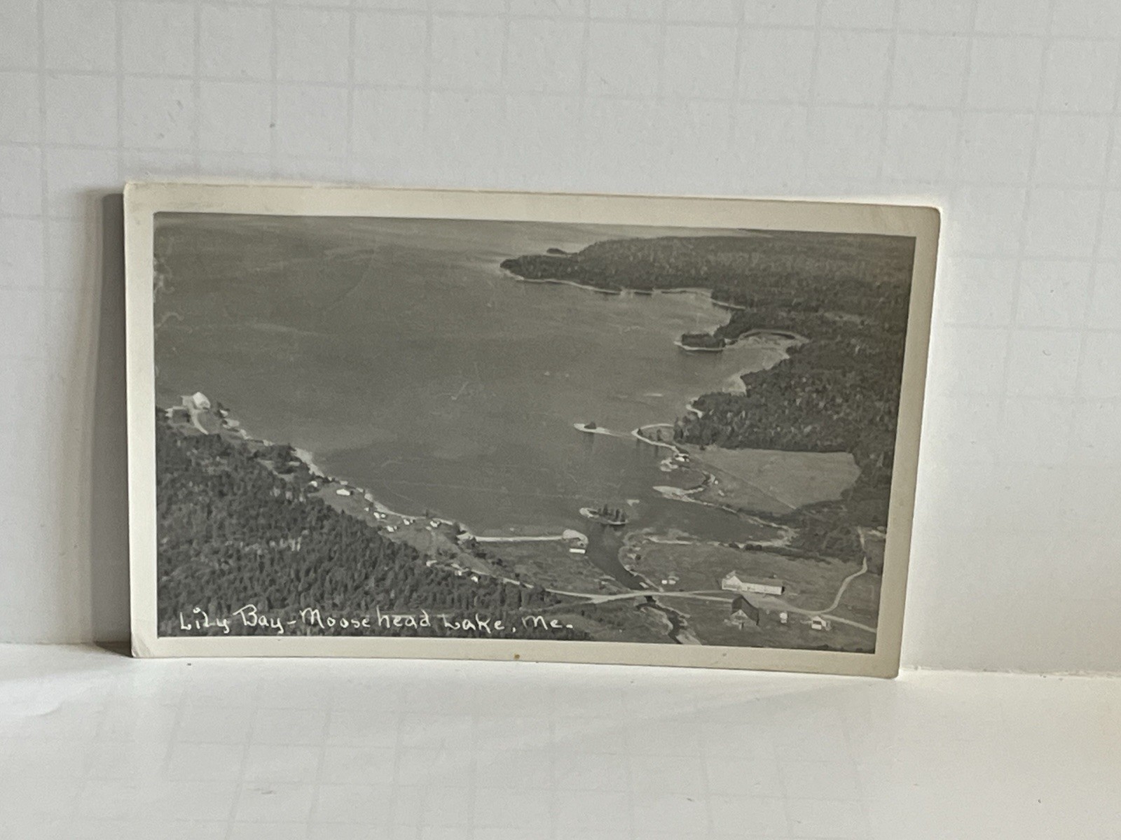 RPPC Lily Bay Moosehead Lake Maine ME Postcard B67
