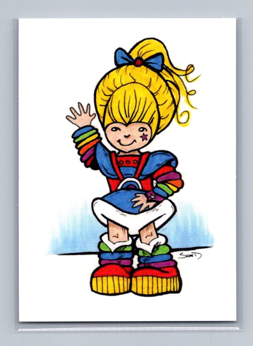 Rainbow Bright - Scott Sketches Trading Card Print Fan Art
