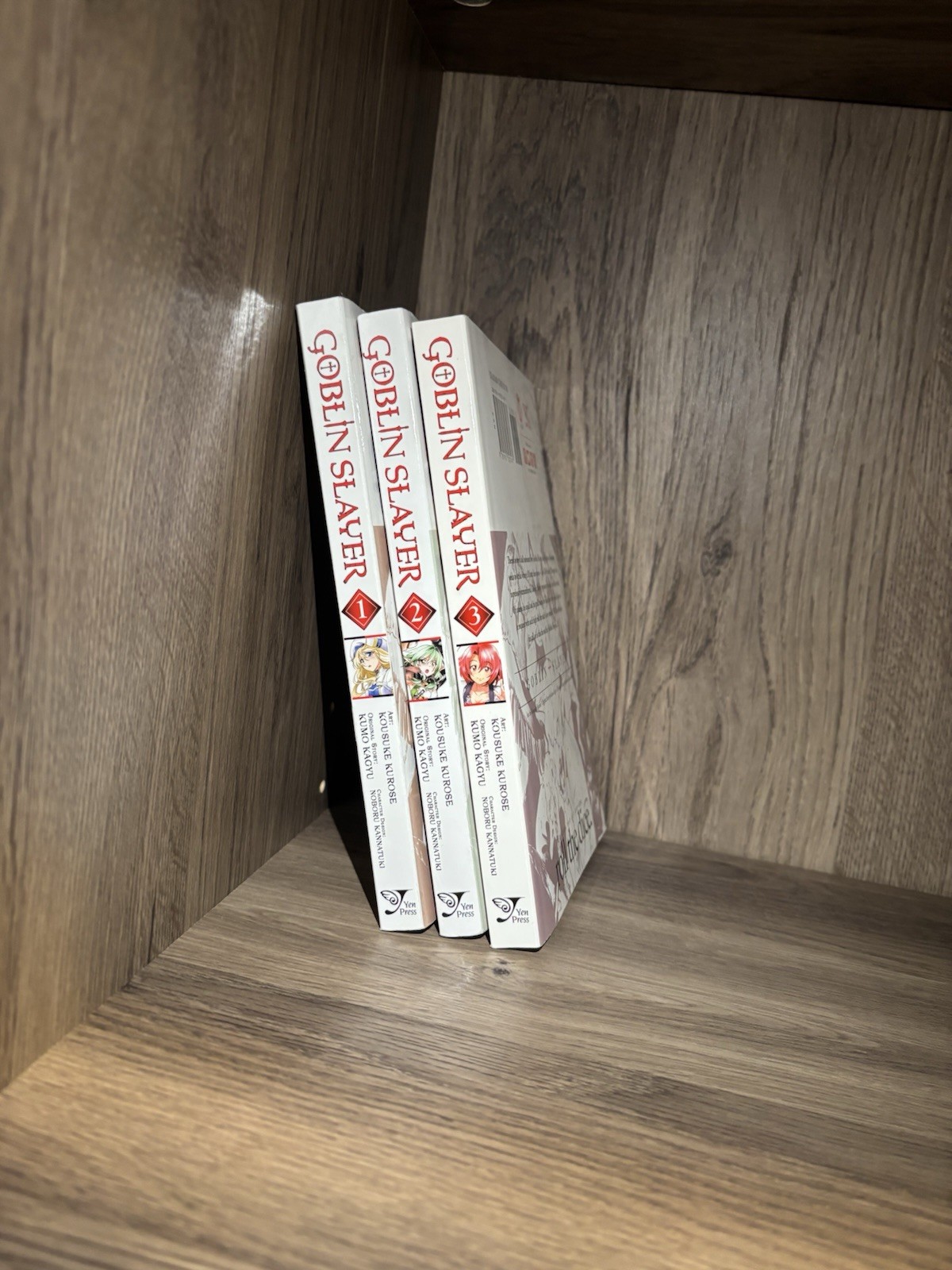 Goblin Slayer Manga Complete Set English, Volumes 1, 2, 3