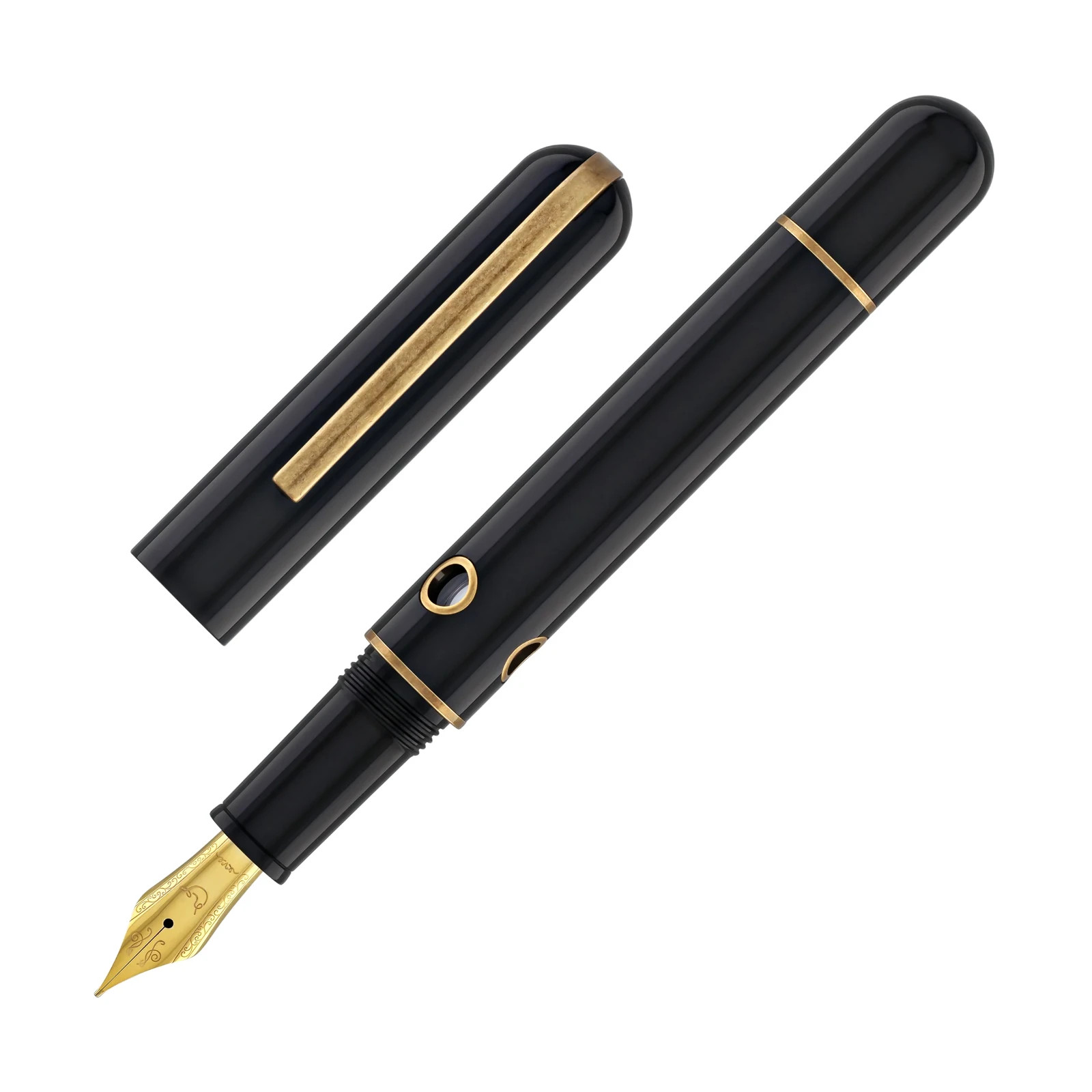 Narwhal Nautilus Fountain Pen in Bronze Corydoras - Medium Point - NEW