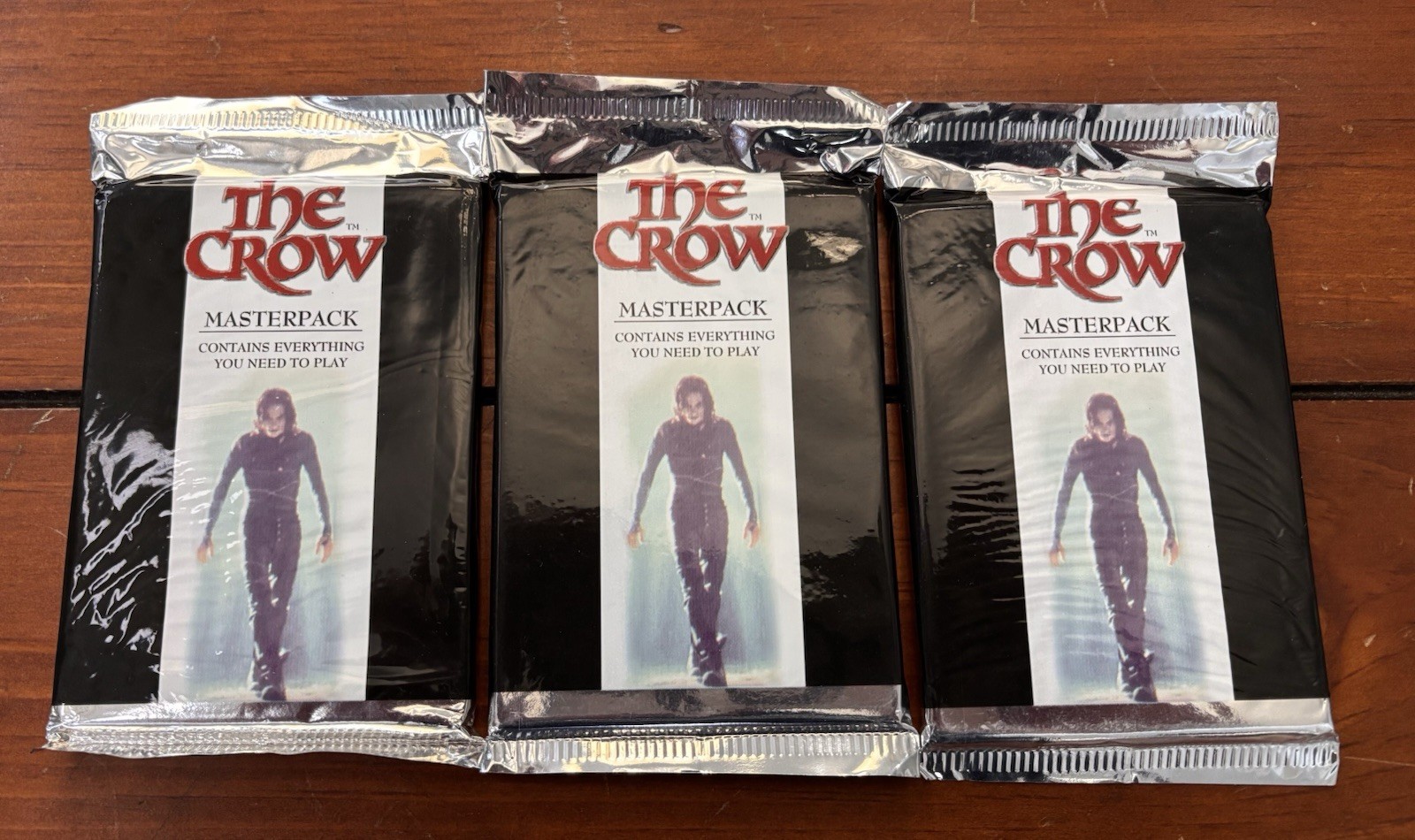 1994 The Crow Masterpack Gaming Card Pack New Sealed Lot Of 3
